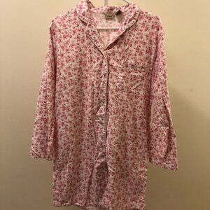 LL Bean Flannel night shirt